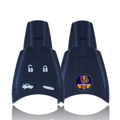 Dalkové ovládání pro SAAB 9-3 9-5 2002-2011 4tl. PCF7946AT ID46 433Mhz WT4