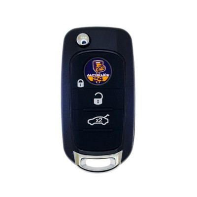 Klíč s 4tl. dálkovym ovladaním pro Fiat 500X Egea Tipo 4A AES 434Mhz SIP22